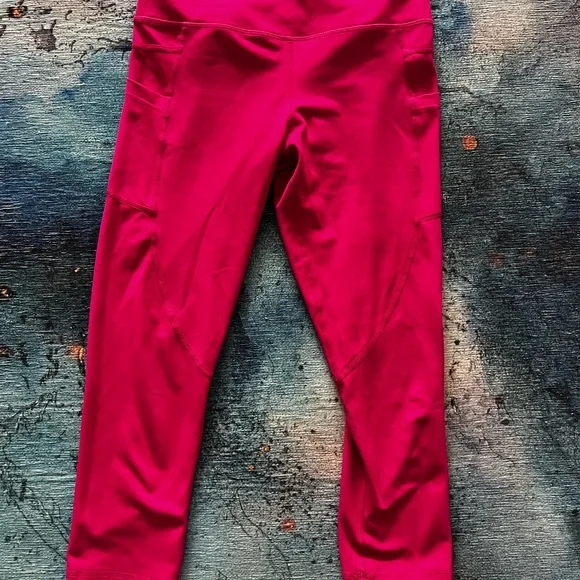Like new zyia bright pink leggings - Picture 3 of 5